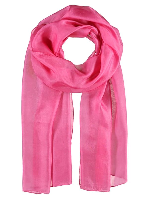 Naisten elegantti pinkki Passigatti-silkkihuivi
