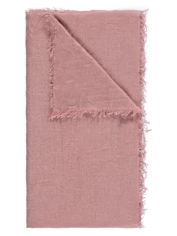 Dametørklæde med sølvtråd i pink Passigatti