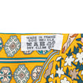 Miniatyrbilde 5 av 5: Pre-owned Hermès Tapis Persans Silk Twilly Scarf Yellow