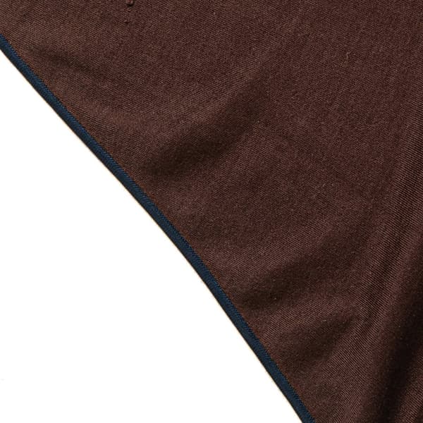 Pre-owned Hermès Cashmere Losange Triangle Scarf Brown