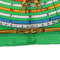 Miniatyrbillede 4 af 5: Pre-owned Hermès Astrologie Dies et Hore Silk Scarf Green