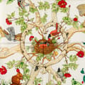 Miniatyrbillede 2 af 5: Pre-owned Hermès Au Coeur des Bois Silk Scarf Yellow