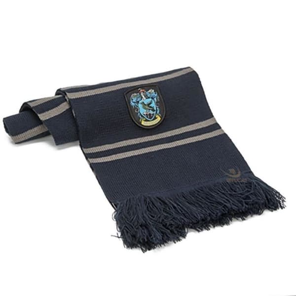 Cinereplikor - Harry Potter - Scarf - Ultra Soft Blue &amp; Grey - Officiellt licensierad - Ravenclaw House - 190 cm - Blue &amp; Grey