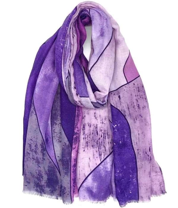 Printed scarf 180x90 - several colors