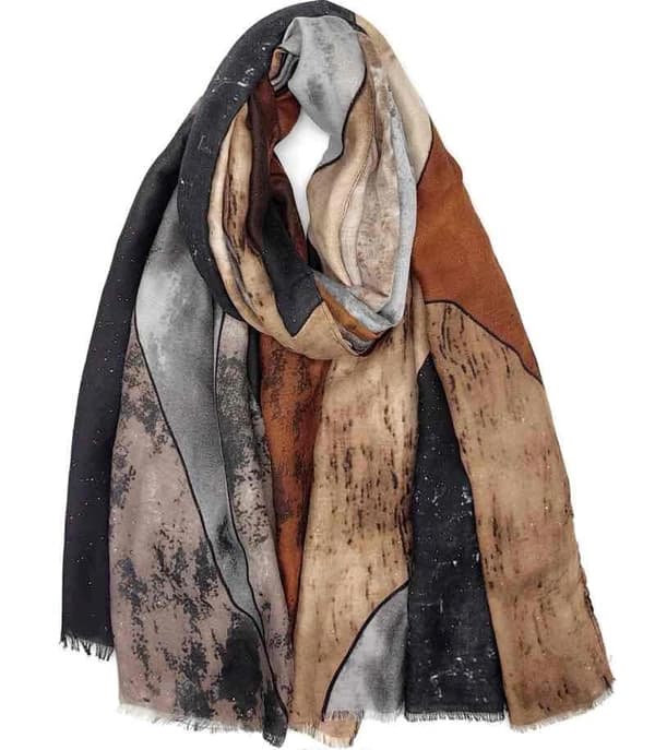 Printed scarf 180x90 - several colors