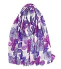 Miniatyrbillede 3 af 9: Floral scarf in several summery colors