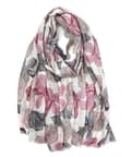 Miniatyrbillede 1 af 9: Floral scarf in several summery colors
