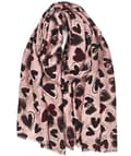 Pikkukuva 3 / 3: Heart printed scarf available in several colors