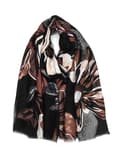 Pikkukuva 5 / 7: A scarf with flowers and leaves in several colors