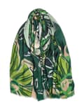 Pikkukuva 7 / 7: A scarf with flowers and leaves in several colors