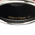 Miniatyrbillede 5 af 5: Pre-owned Hermès Enamel and Palladium Plated Brazil Feather Scarf Ring Orange