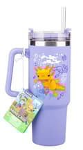 Miniatyrbillede 1 af 5: Minecraft Lila 900 ml Isolerad Mugg med Sugrör, Paladone
