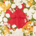 Miniatyrbild 2 av 5: Pre-owned Chanel Camellia Printed Linen Scarf Red