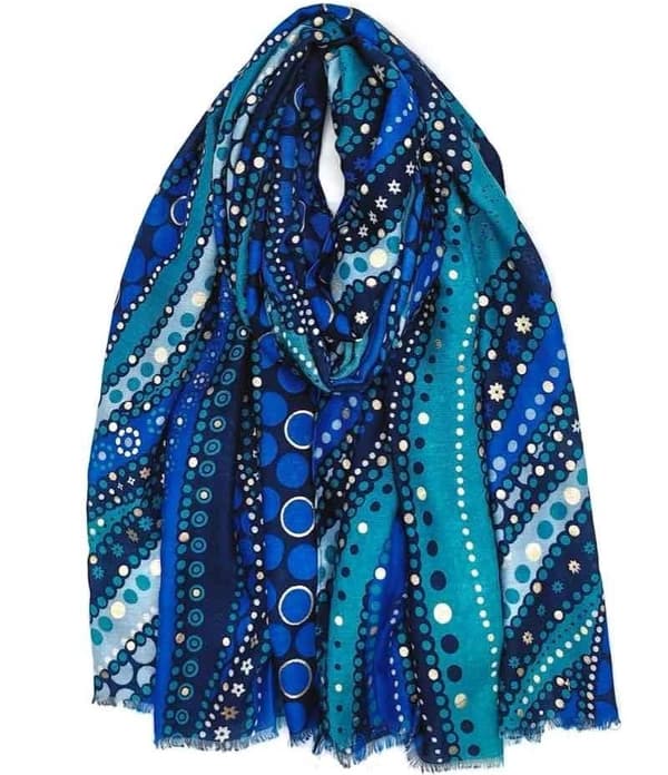 Scarf with stylish pattern - several colors