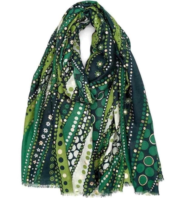 Scarf with stylish pattern - several colors