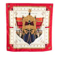 Pikkukuva 1 / 4: Pre-owned Hermès Vue Du Carosse De La Galere La Reale Silk Scarf Red