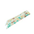 Pikkukuva 1 / 6: Pre-owned Hermès H Silk Twilly Scarf Green