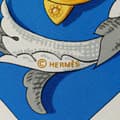 Pikkukuva 3 / 5: Pre-owned Hermès Le Mors A La Conetable Silk Scarf Blue