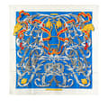 Pikkukuva 1 / 5: Pre-owned Hermès Le Mors A La Conetable Silk Scarf Blue