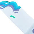 Pikkukuva 7 / 7: Pre-owned Hermès Brides de Gala Shadow Silk Twilly Scarf Blue
