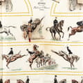 Pikkukuva 2 / 6: Pre-owned Hermès Cadre Noir Silk Scarf White