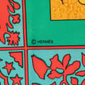Miniatyrbillede 3 af 7: Pre-owned Hermès Early America Silk Scarf Green