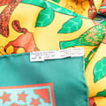 Miniatyrbillede 4 af 7: Pre-owned Hermès Early America Silk Scarf Green