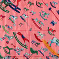Pikkukuva 2 / 5: Pre-owned Hermès Raconte Moi le Cheval Silk Scarf Pink