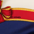 Miniatyrbild 5 av 5: Pre-owned Hermès Ecole Francaise d'Equitation Silk Scarf Blue