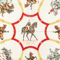 Miniatyrbild 2 av 5: Pre-owned Hermès Ecole Francaise d'Equitation Silk Scarf Blue