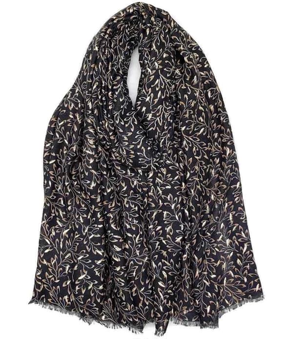 Agélii Fashion - Scarf med tryckt motiv i flera olika färgval