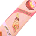 Miniatyrbild 4 av 7: Pre-owned Hermès Funny Ice Cream Silk Twilly Scarf Pink