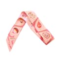 Miniatyrbild 2 av 7: Pre-owned Hermès Funny Ice Cream Silk Twilly Scarf Pink