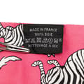 Miniatyrbillede 3 af 6: Pre-owned Hermès Les Zebres Silk Twilly Scarf Pink