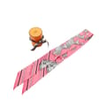 Miniatyrbillede 6 af 6: Pre-owned Hermès Les Zebres Silk Twilly Scarf Pink