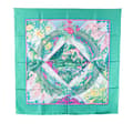 Pikkukuva 1 / 5: Pre-owned Hermès Giverny Silk Scarf Green