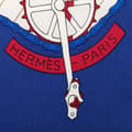 Miniatyrbild 3 av 5: Pre-owned Hermès Les Becanes Silk Scarf White