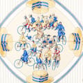 Miniatyrbild 2 av 5: Pre-owned Hermès Les Becanes Silk Scarf White