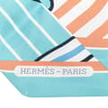 Pikkukuva 4 / 5: Pre-owned Hermès Quadrige Bayadere Silk Twilly Scarf Blue