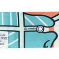 Pikkukuva 2 / 5: Pre-owned Hermès Quadrige Bayadere Silk Twilly Scarf Blue