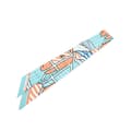 Pikkukuva 1 / 5: Pre-owned Hermès Quadrige Bayadere Silk Twilly Scarf Blue