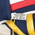 Miniatyrbillede 2 af 6: Pre-owned Hermès Parmi Les Fleurs Je Compte Les Heures Silk Scarf Blue