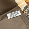 Miniatyrbillede 2 af 6: Pre-owned Hermès Art des Steppes Silk Scarf Gray