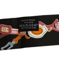 Miniatyrbillede 3 af 5: Pre-owned Hermès Brides de Gala Twilly Silk Scarf Black