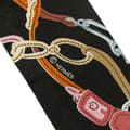 Miniatyrbillede 4 af 5: Pre-owned Hermès Brides de Gala Twilly Silk Scarf Black