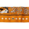 Miniatyrbillede 3 af 5: Pre-owned Hermès Entre Ciel Et Mer Bandana Silk Twilly Scarf Orange
