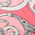 Miniatyrbild 3 av 7: Pre-owned Hermès Les Tuileries Silk Scarf Pink