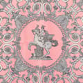 Miniatyrbild 6 av 7: Pre-owned Hermès Les Tuileries Silk Scarf Pink