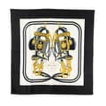 Miniatyrbillede 1 af 5: Pre-owned Hermès Brides de Gala Silk Scarf Black