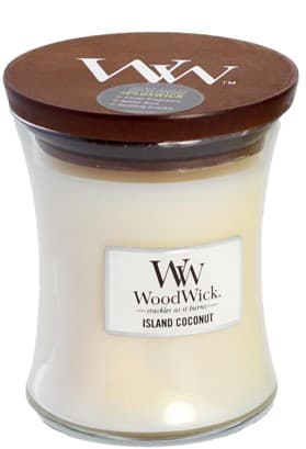 WoodWick Medium- Island Coconut (120x98 mm)